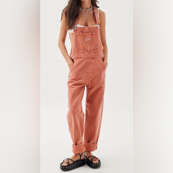 Levi’s Women’s Vintage Denim Overalls Brown Sz S NWT - Picture 3 of 12